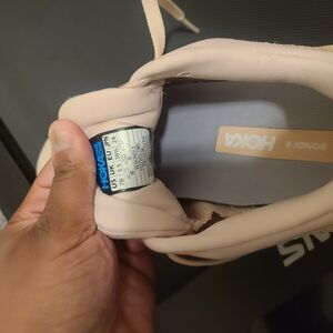 Hoka Light Tan Running Shoes